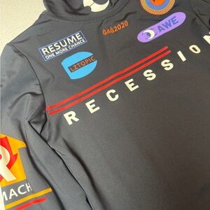 Gray Graphic Long Sleeve Shirt